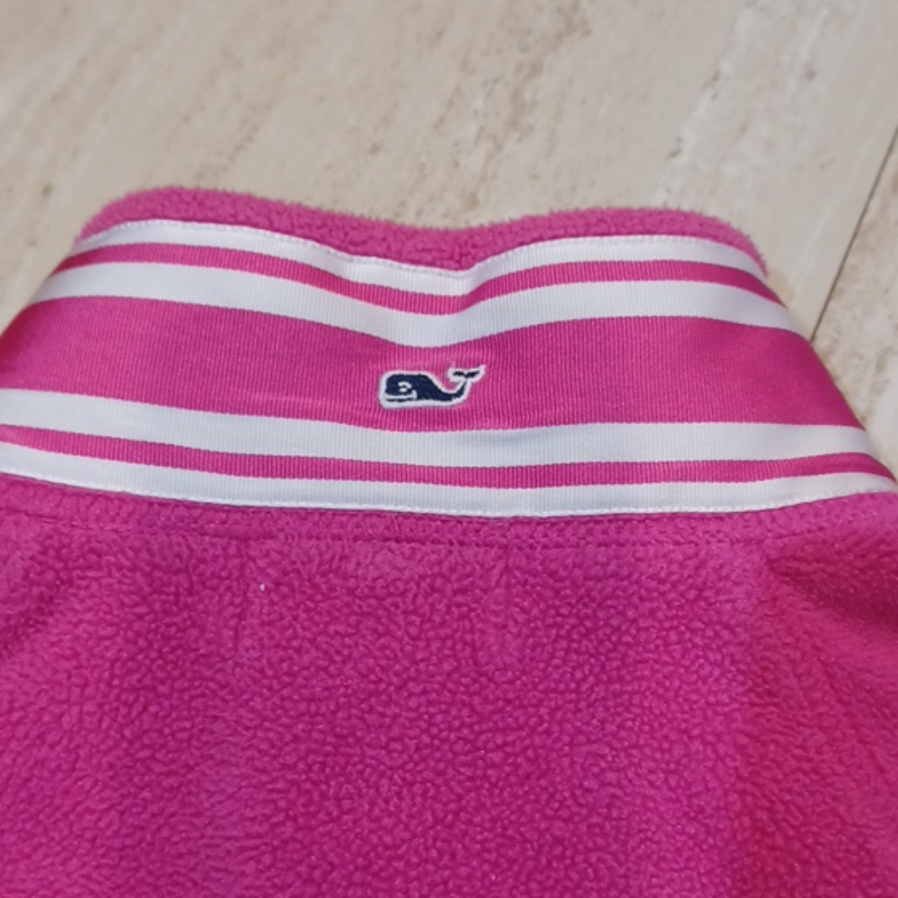 Vineyard Vines Pink Fleece Pullover - Picture 5 of 5